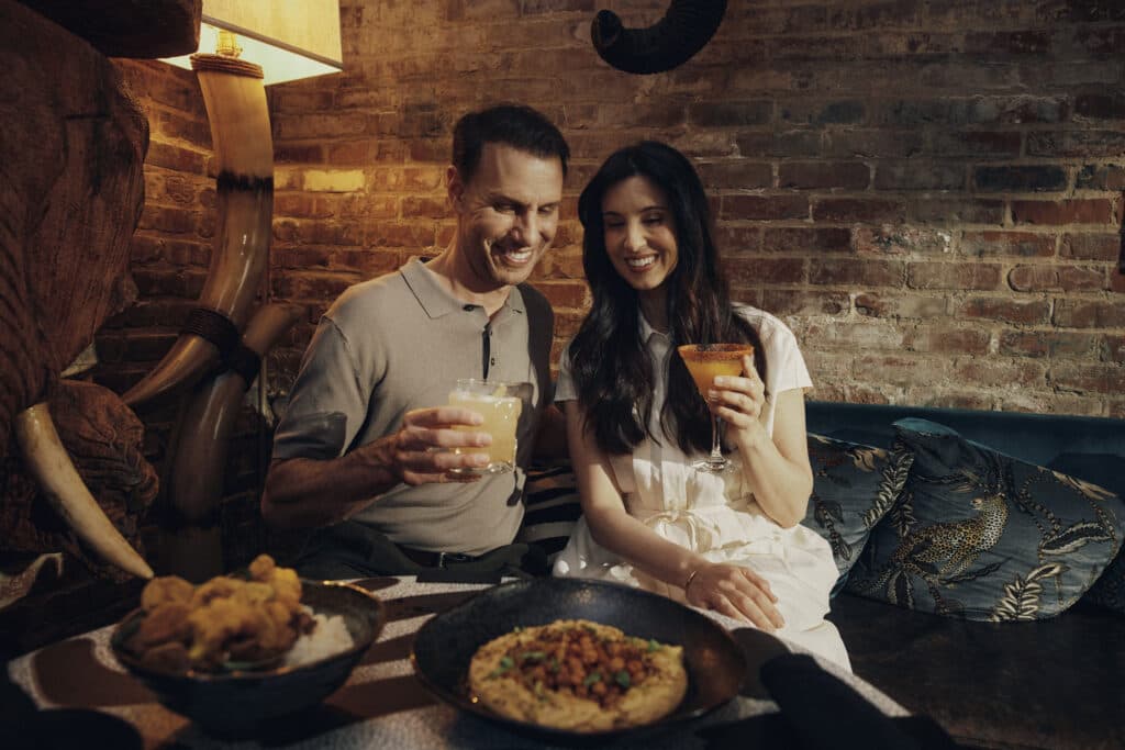 Date night with Small plates at Baobab lounge at Plant Riverside Savannah