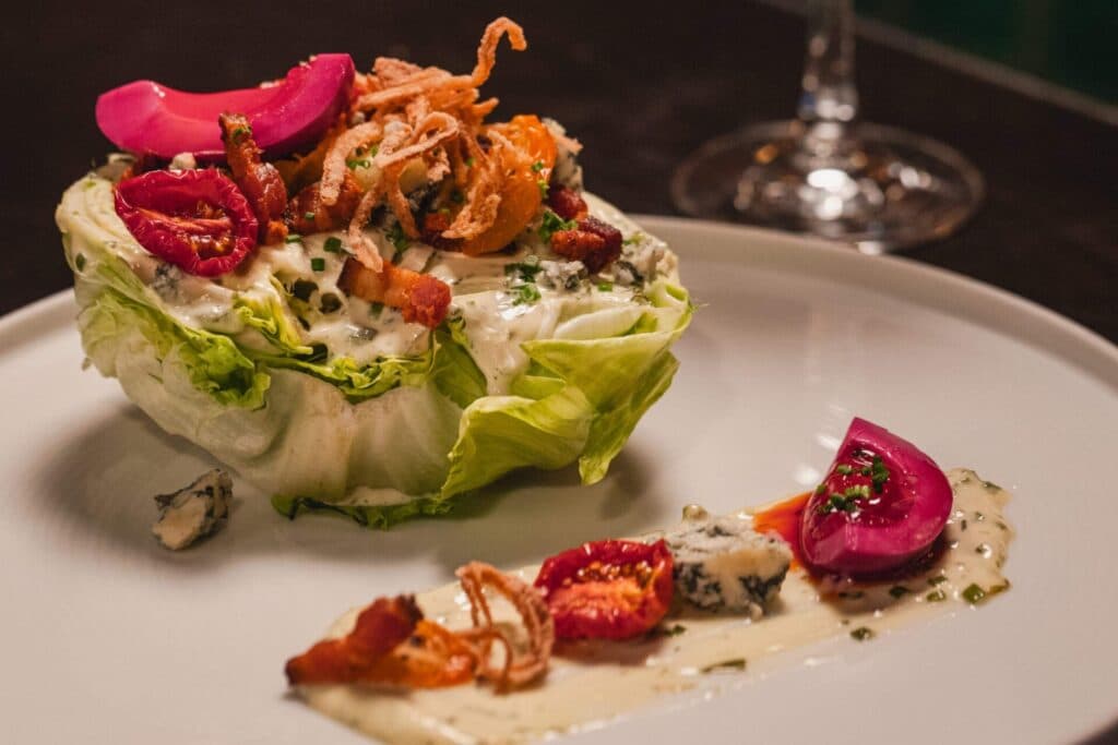 Salad at Stone & Webster Chophouse at Plant Riverside District Savannah