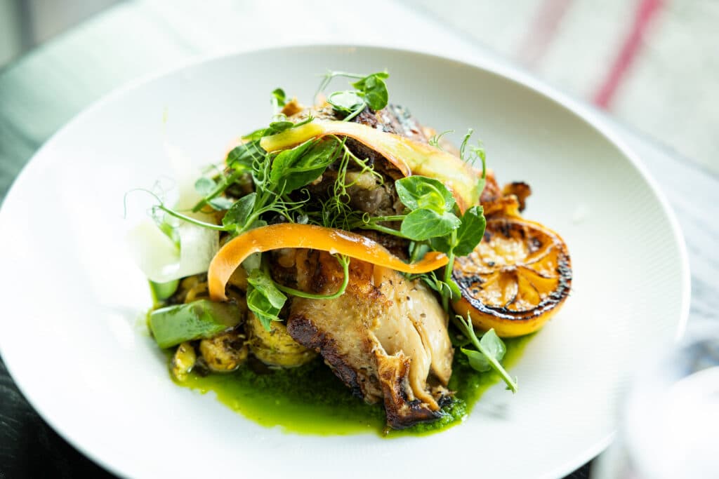 Food at Graffito at Plant Riverside District Savannah