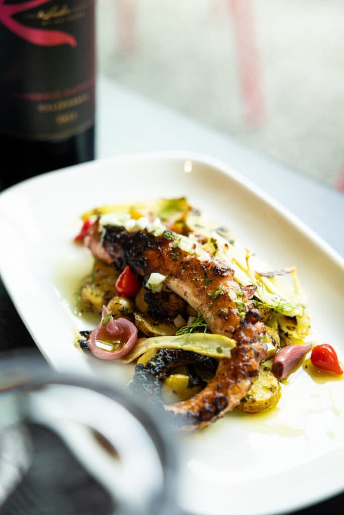 Food at Graffito at Plant Riverside District Savannah