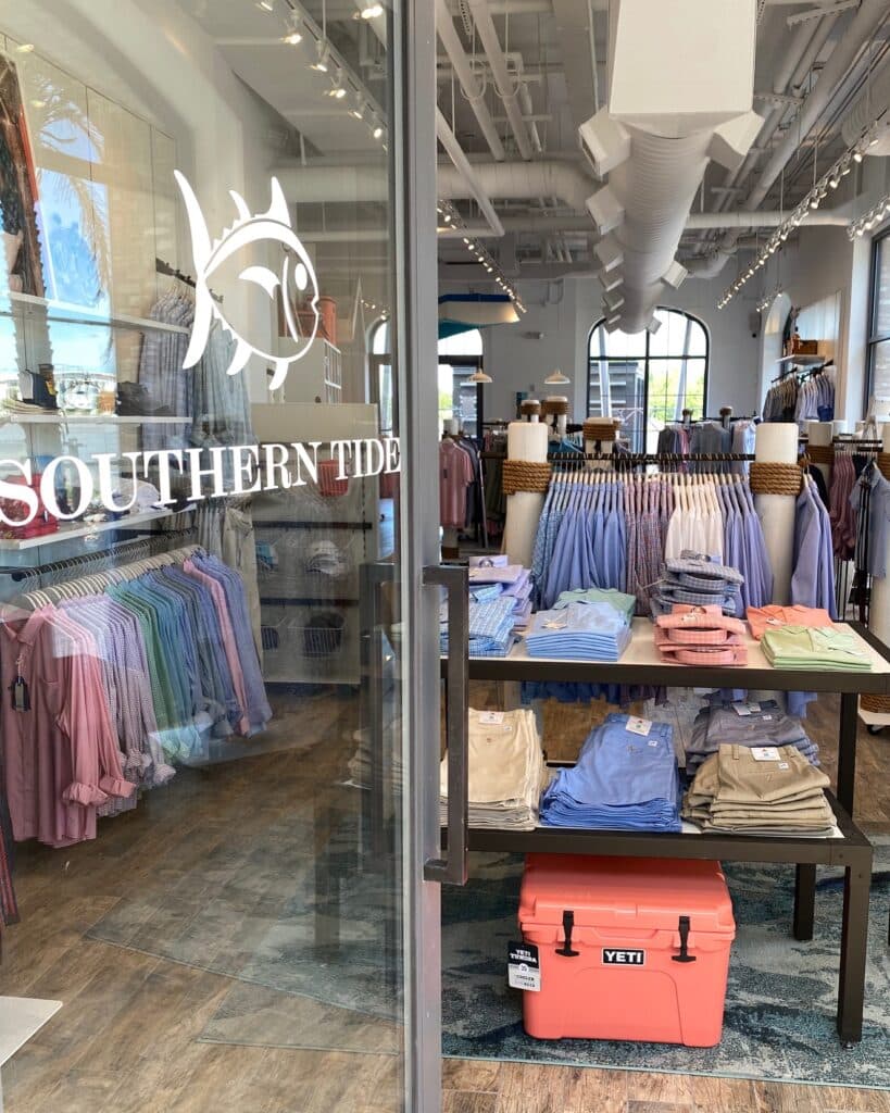 Southern Tide Shopping at Plant Riverside District Savannah