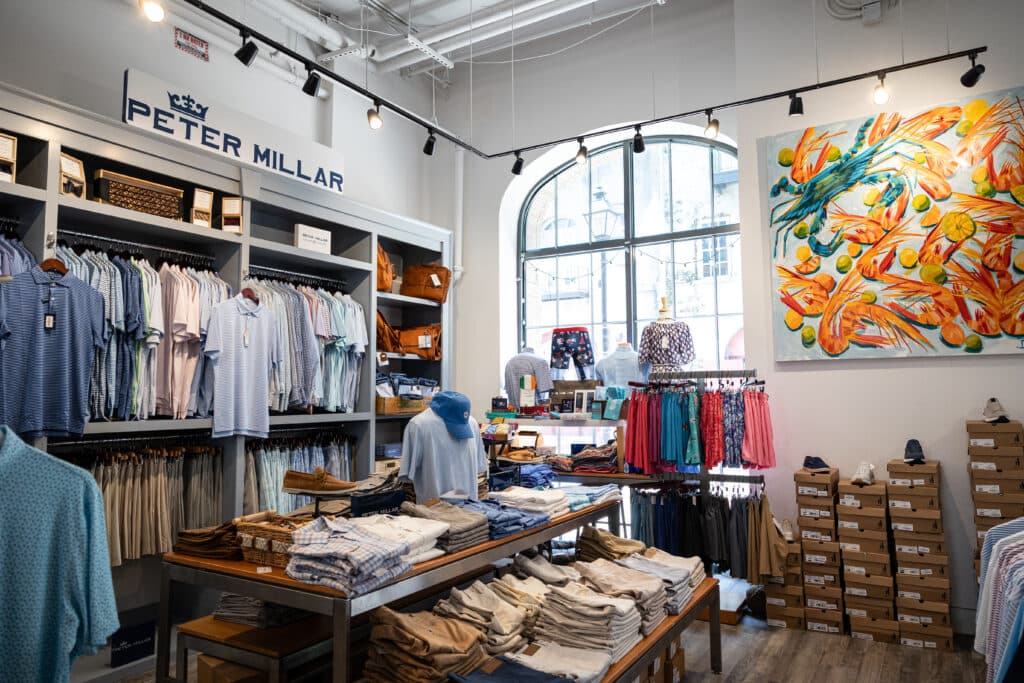 JParker shopping accessories and clothes at Plant Riverside District Savannah