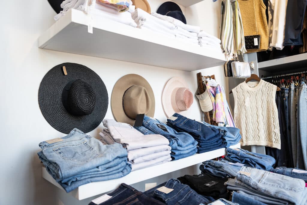 JParker shopping accessories and clothes at Plant Riverside District Savannah