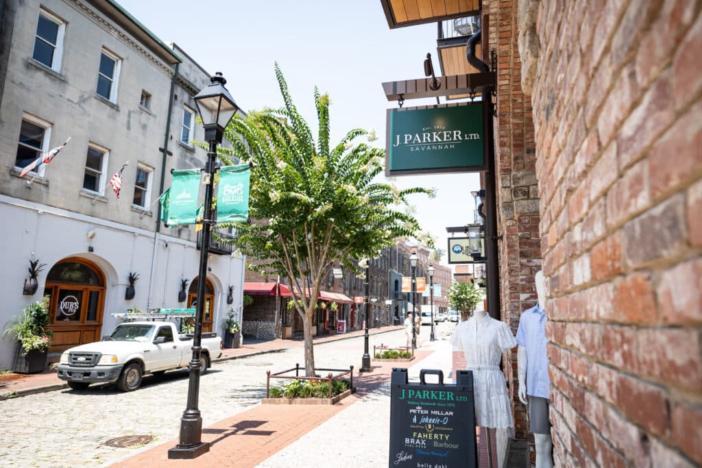 JParker shopping strip at Plant Riverside District Savannah