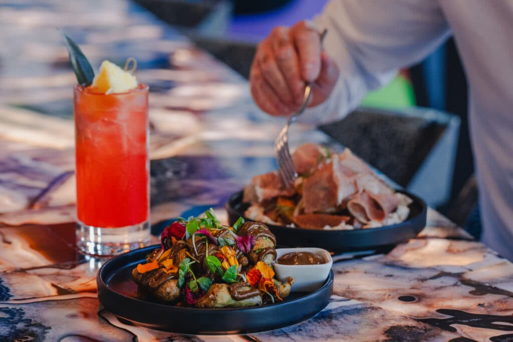 Graffito food and drinks at Plant Riverside District Savannah