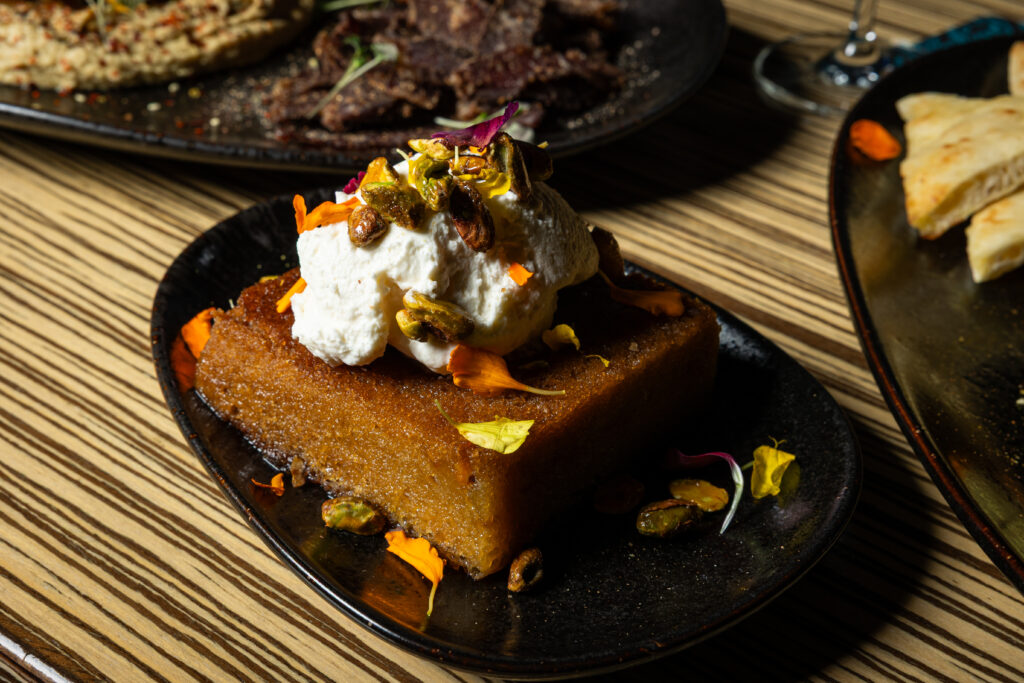 Malva Pudding at Baobab Lounge, Plant Riverside District Savannah