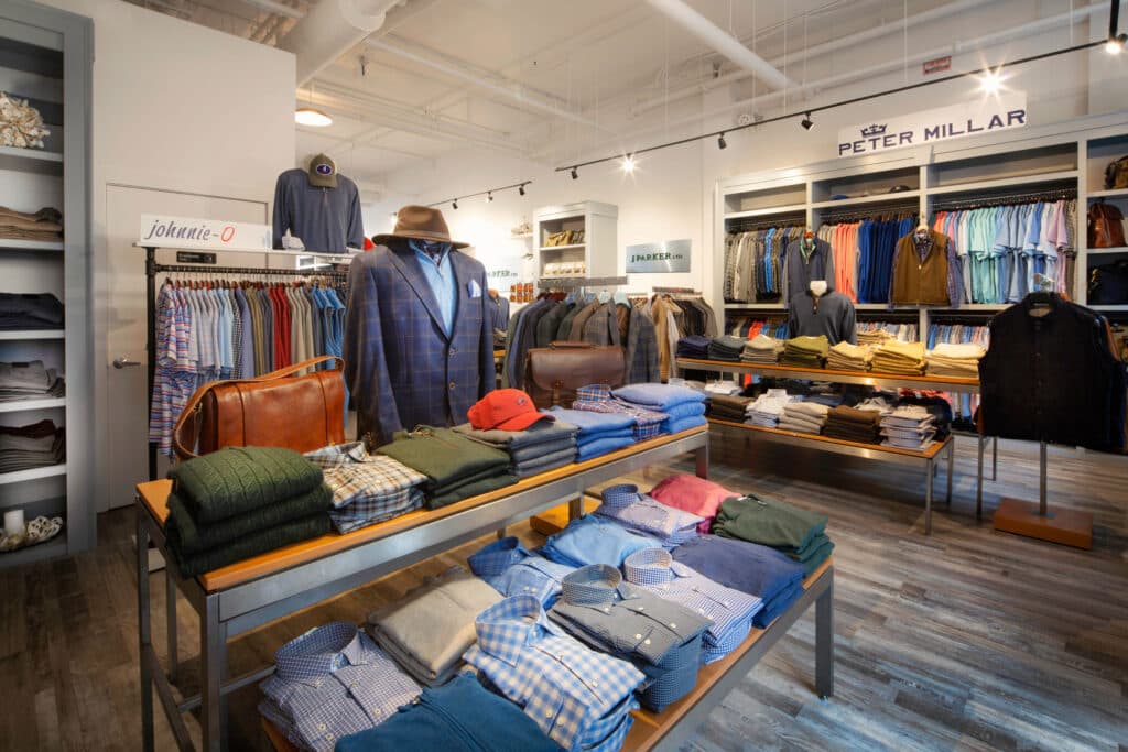 JParker inside shopping at Plant Riverside District Savannah
