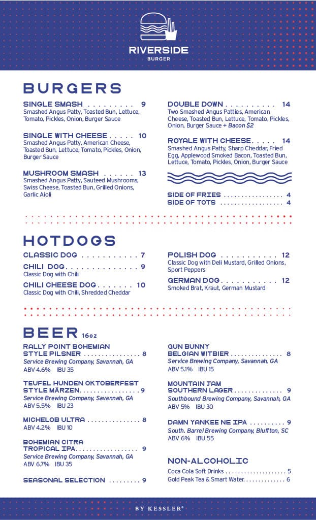 Burger Main Menu