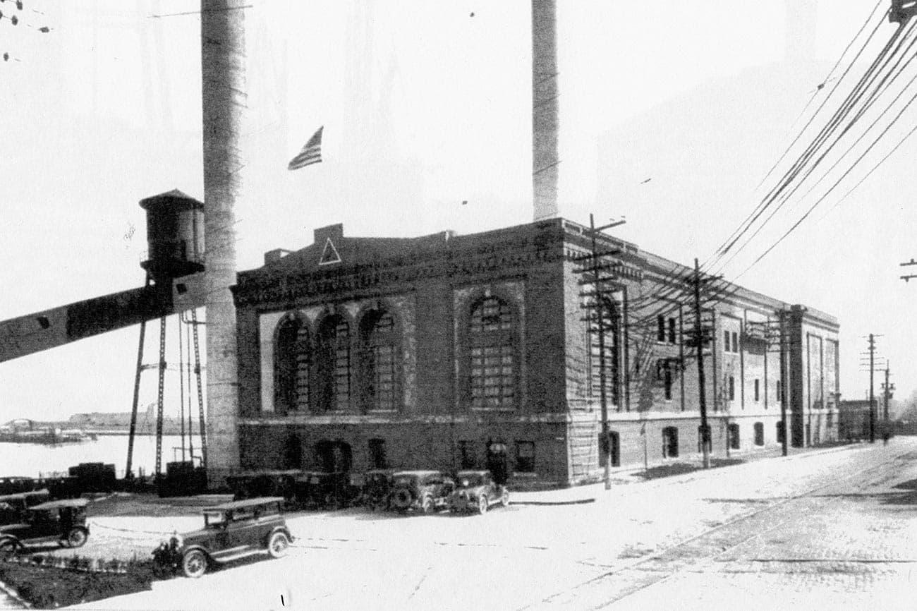 Plant building in the early 1900's