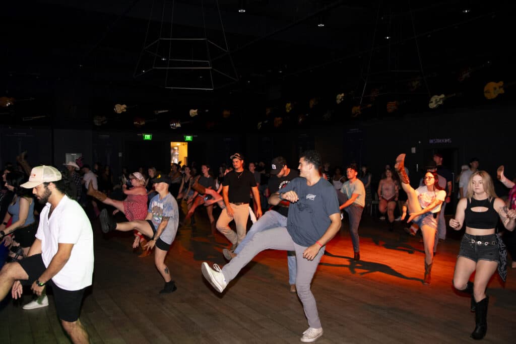 Line Dancing with Step South at District Live at Plant Riverside District