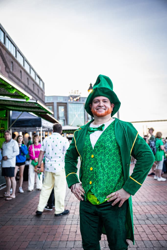 Lucky the Leprechaun at Plant Riverside District