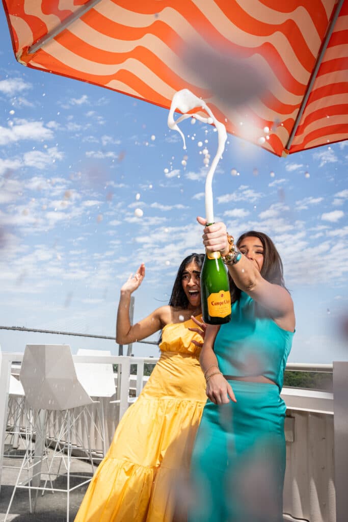 Amp'd brunch at Electric Moon rooftop bar at Plant Riverside District Savannah