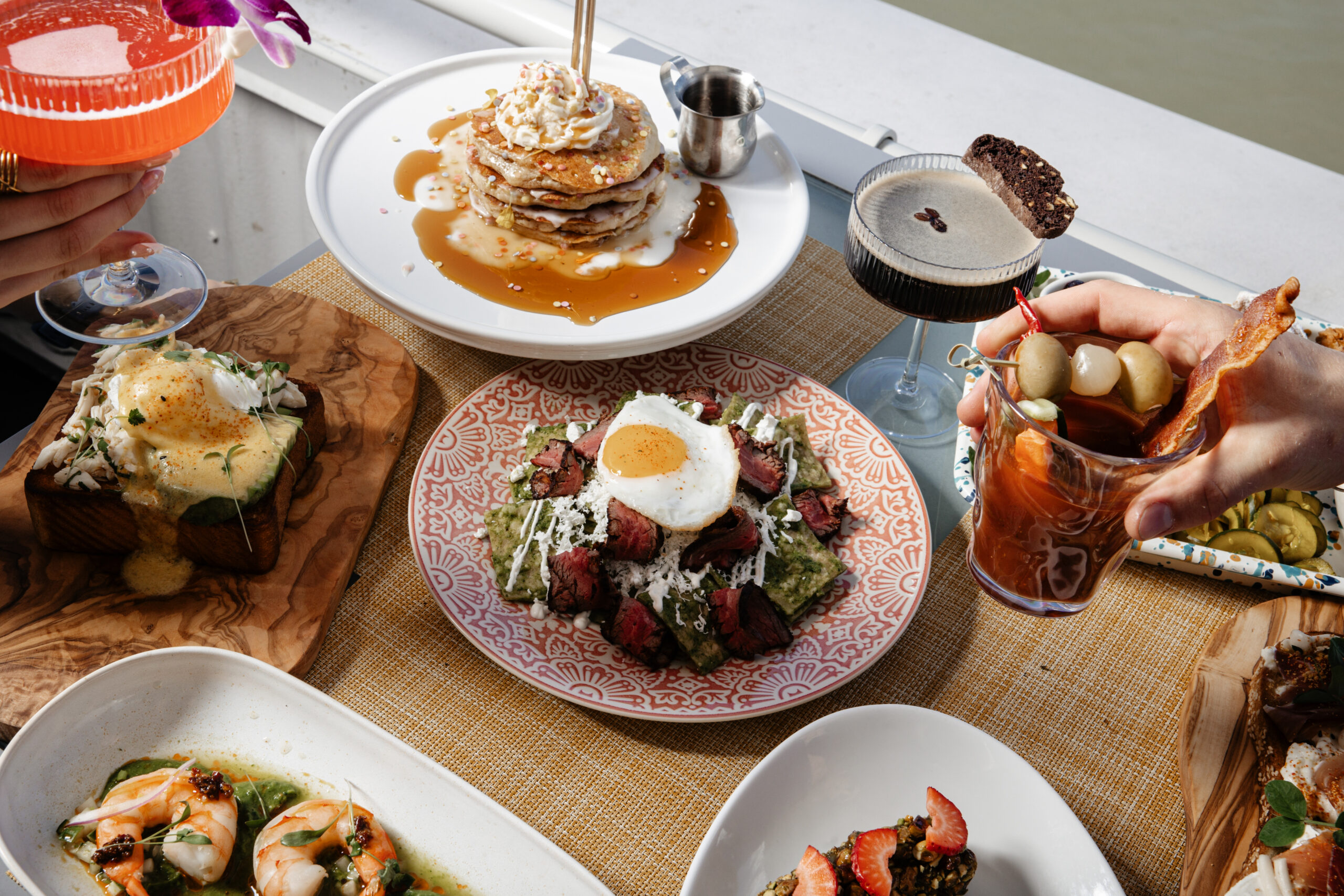 AMP'D rooftop weekend brunch at Electric moon at Plant Riverside Savannah