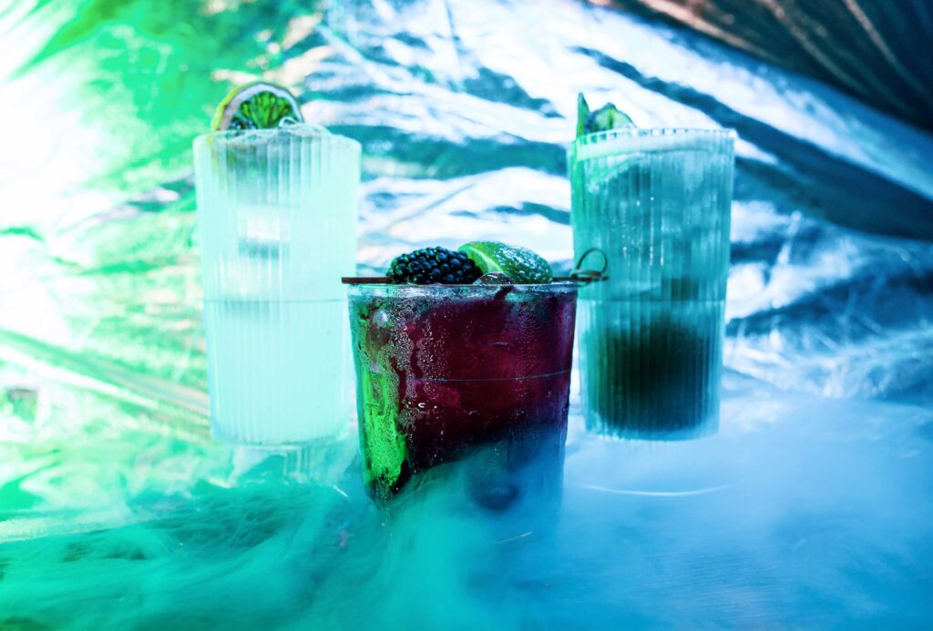 Halloween cocktails at Plant Riverside District