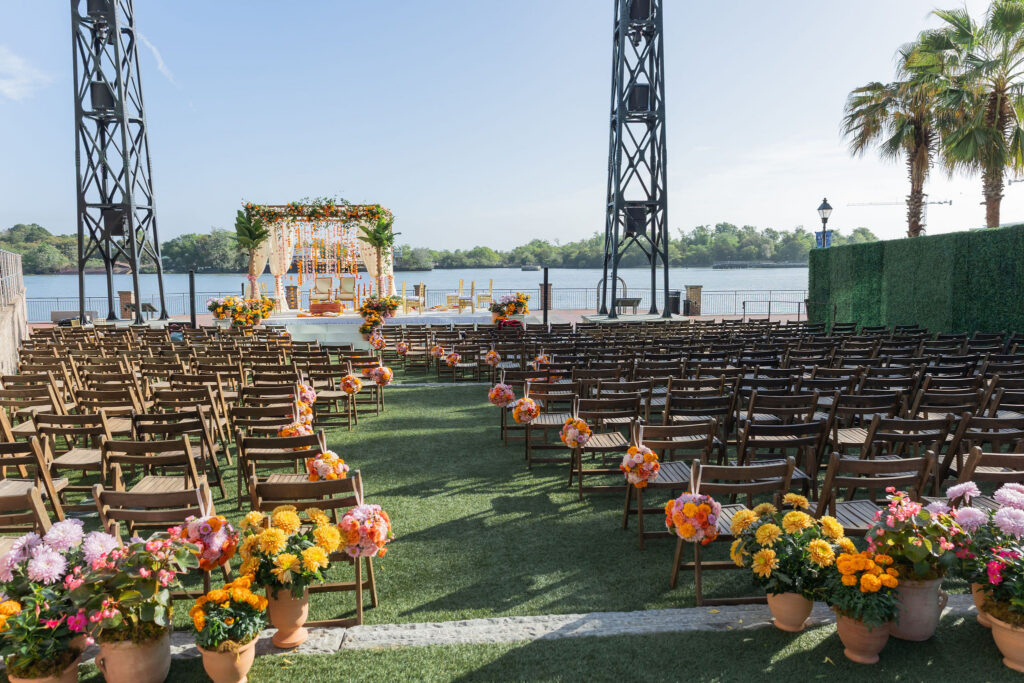 Multi-day wedding celebrations at Plant Riverside District in Savannah, Georgia